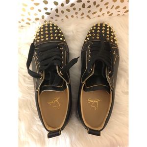 Christian Louboutin Rush Studded Leather Sneaker